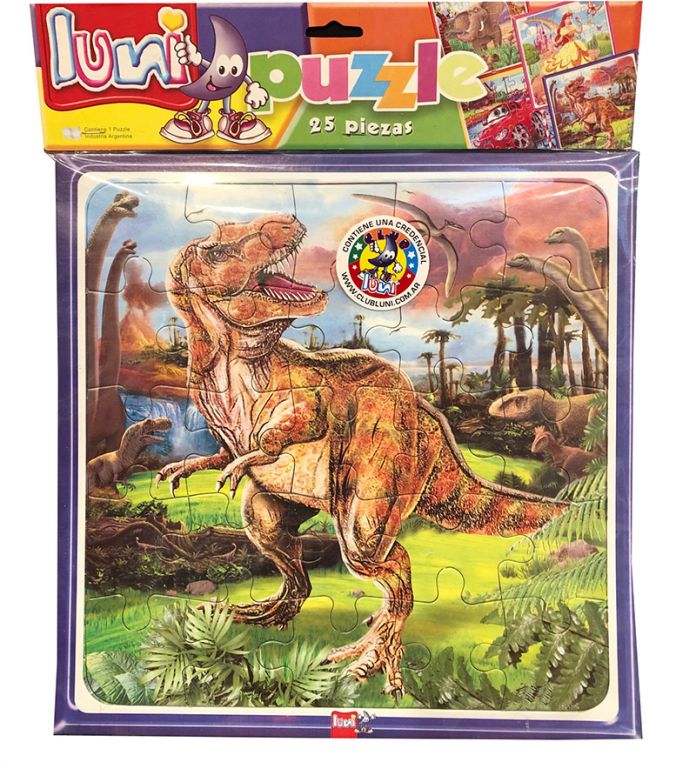 Rompecabezas Dinosaurio Puzzle 25 piezas
