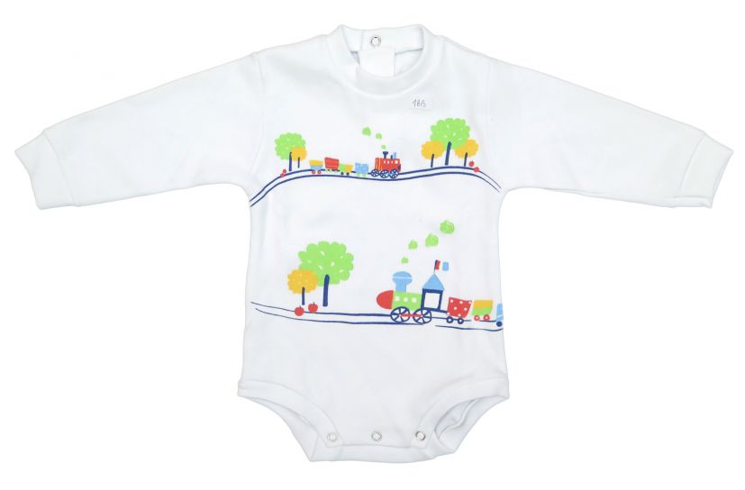 Body Manga Larga Estampado