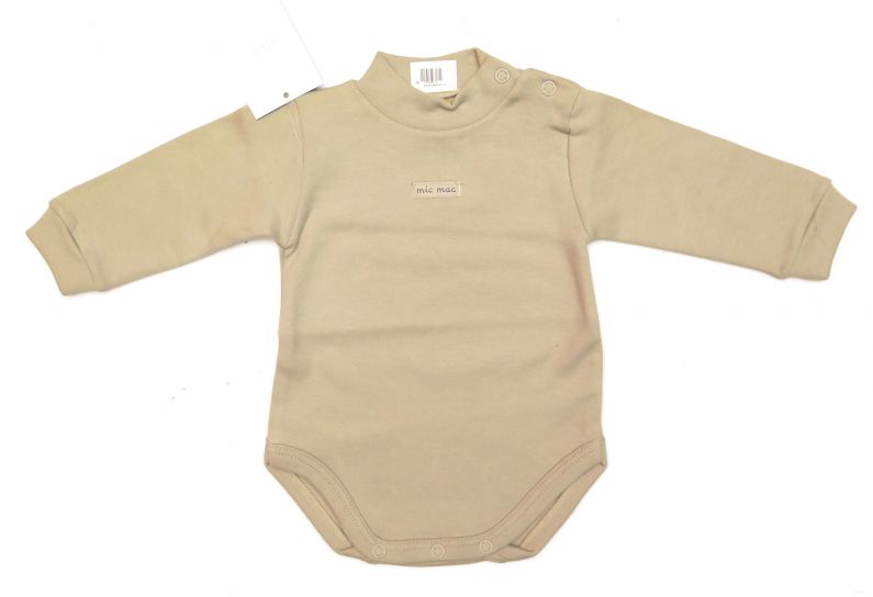 Body Manga Larga Media Polera Lisa