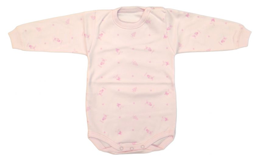 Body Manga Larga Estampado