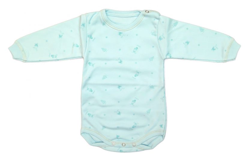 Body Manga Larga Estampado