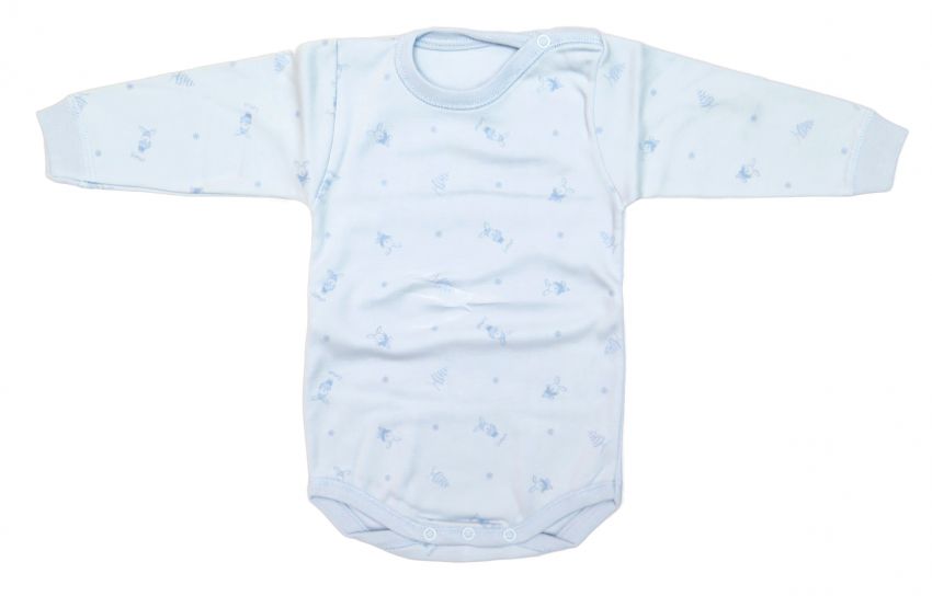 Body Manga Larga Estampado