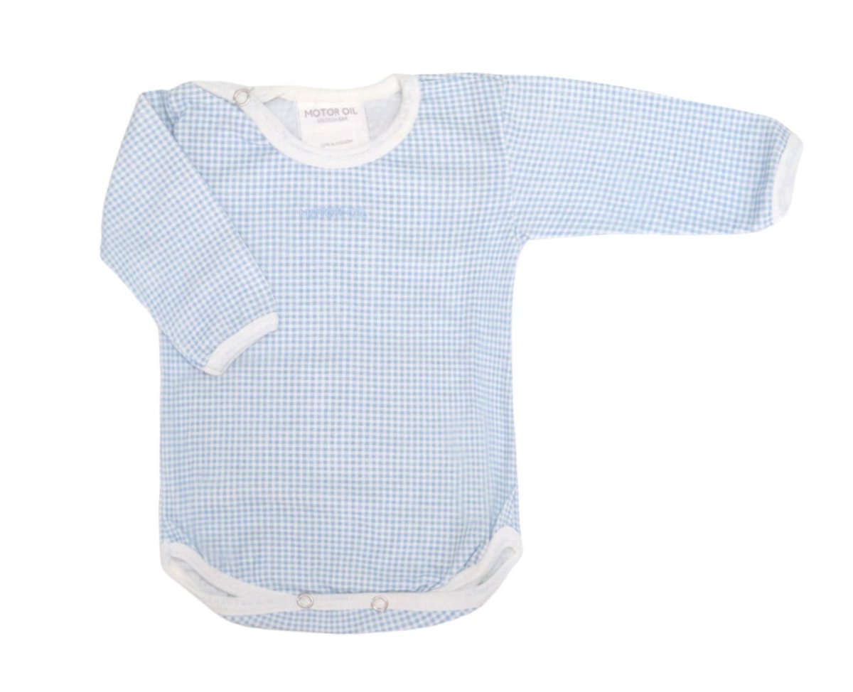 Body Manga Larga Estampado Cuadrille