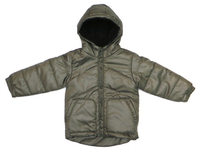 Campera Varon Lisa Con Polar Interior