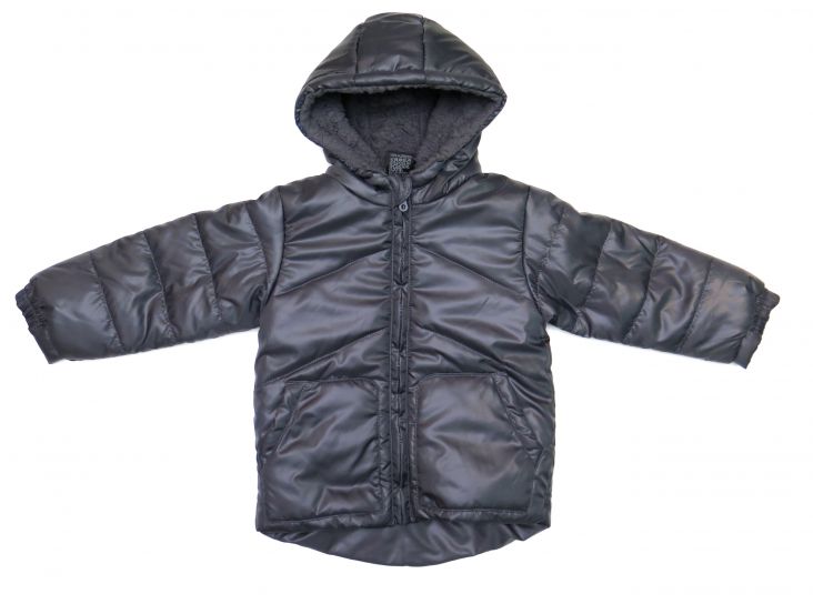 Campera Varon Lisa Con Polar Interior