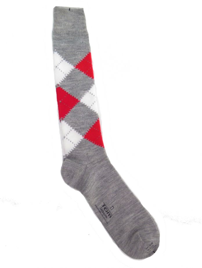 Media 3/4 De Cashmilon Estampado Rombo