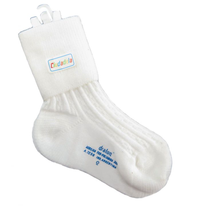 Media Zoquete De Cashmilon Labrado