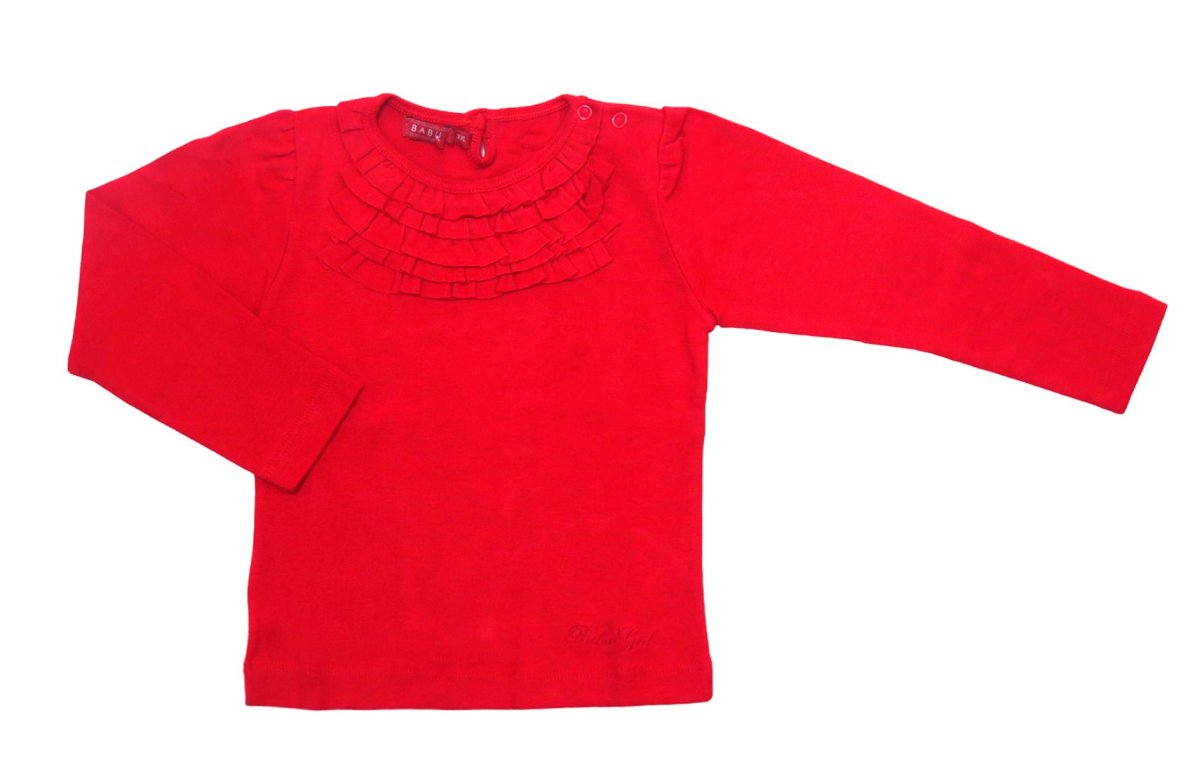 Remera con Volados en Escote