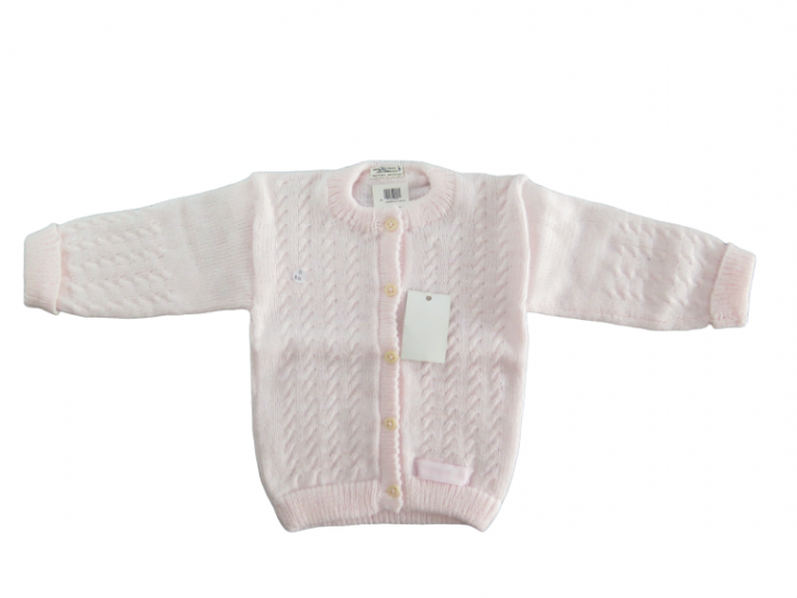 Saquito de Cashmilon Cuello Redondo Con Ochos