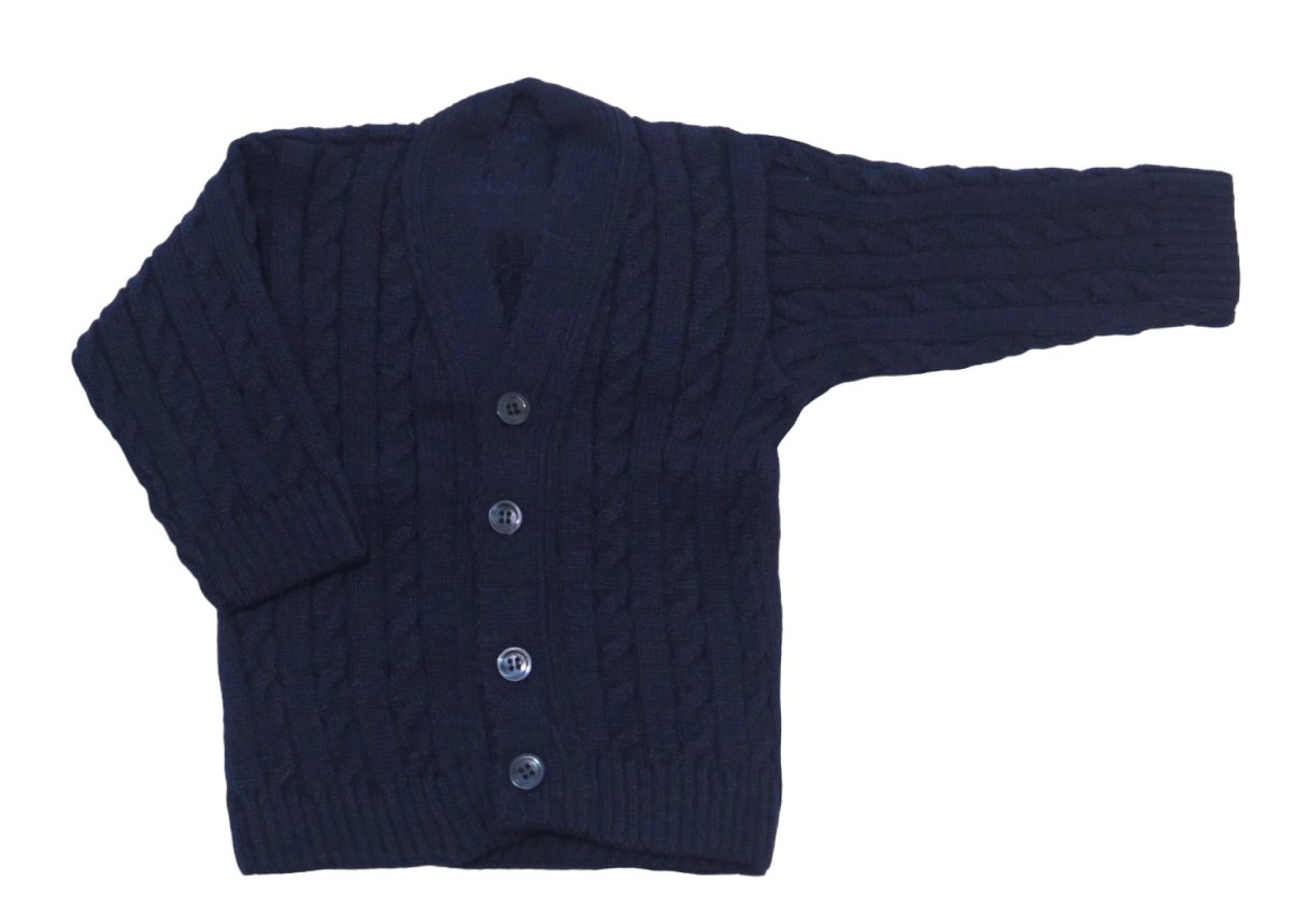 Saco Cashmilon Escote en V con Ochos