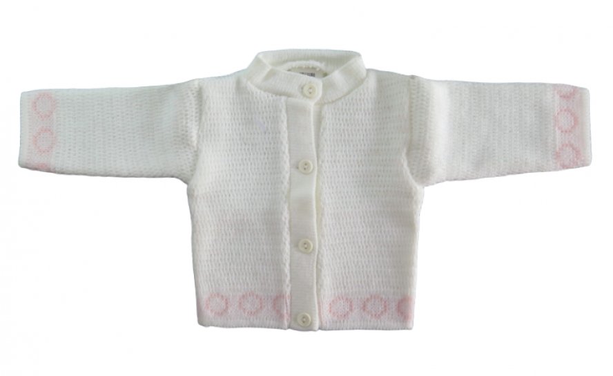 Saquito de Cashmilon Combinado con Circulos