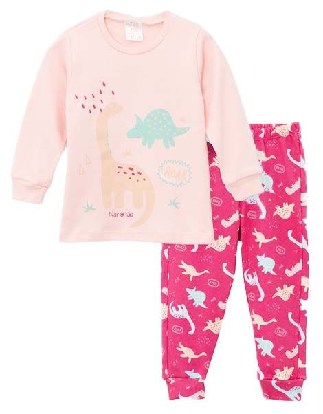Pijama Nena Estampado Invierno con Puño