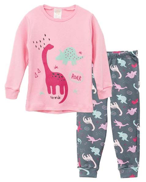 Pijama Nena Estampado Invierno con Puño