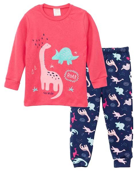 Pijama Nena Estampado Invierno con Puño