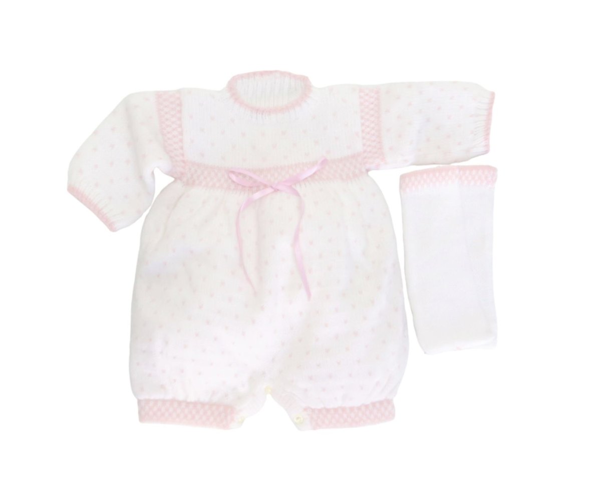 Enterito Tejido Corto Con escarpin