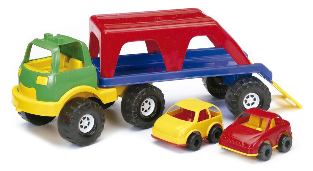 Transporter - Camion Mosquito - Incluye 2 autos