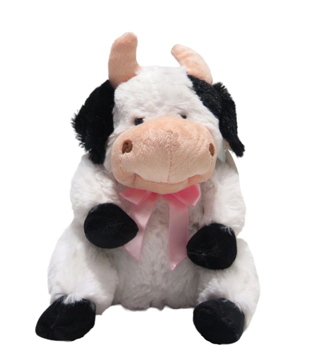 Peluche Vaca con Lazo Moño en el cuello