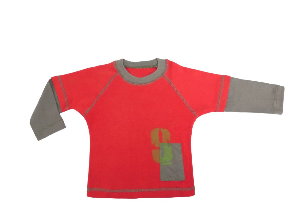 Remera Manga Larga RBA mangas de otro color