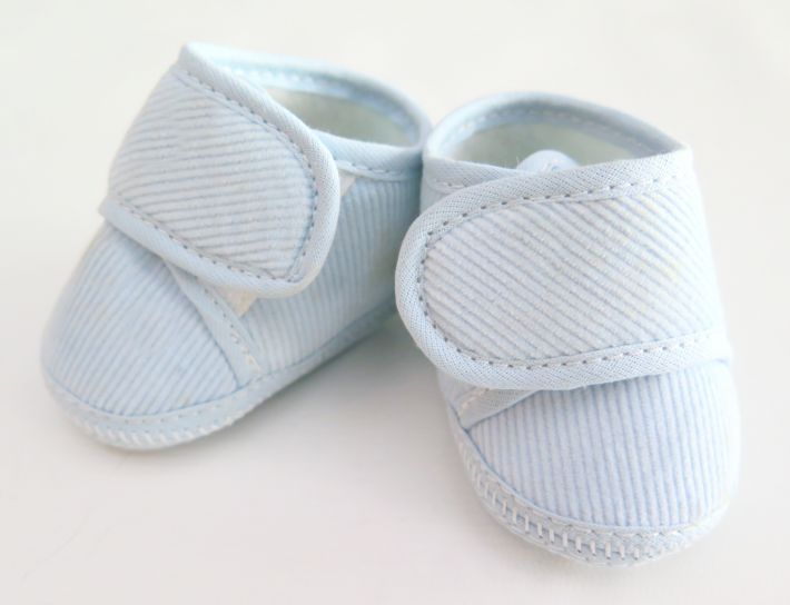 Bota Velcro Corderoy sin base Lisa Estampada