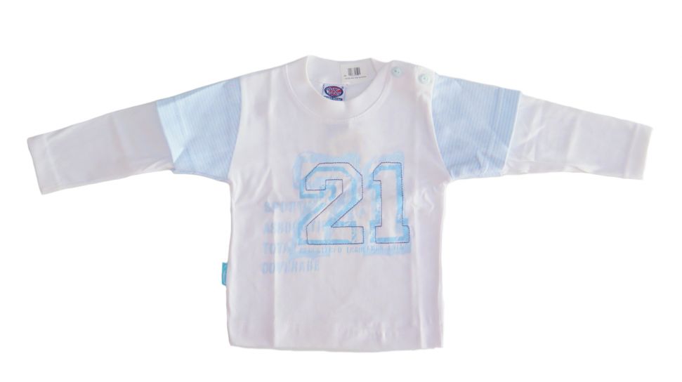 Remera Manga larga con mangas rayadas 21