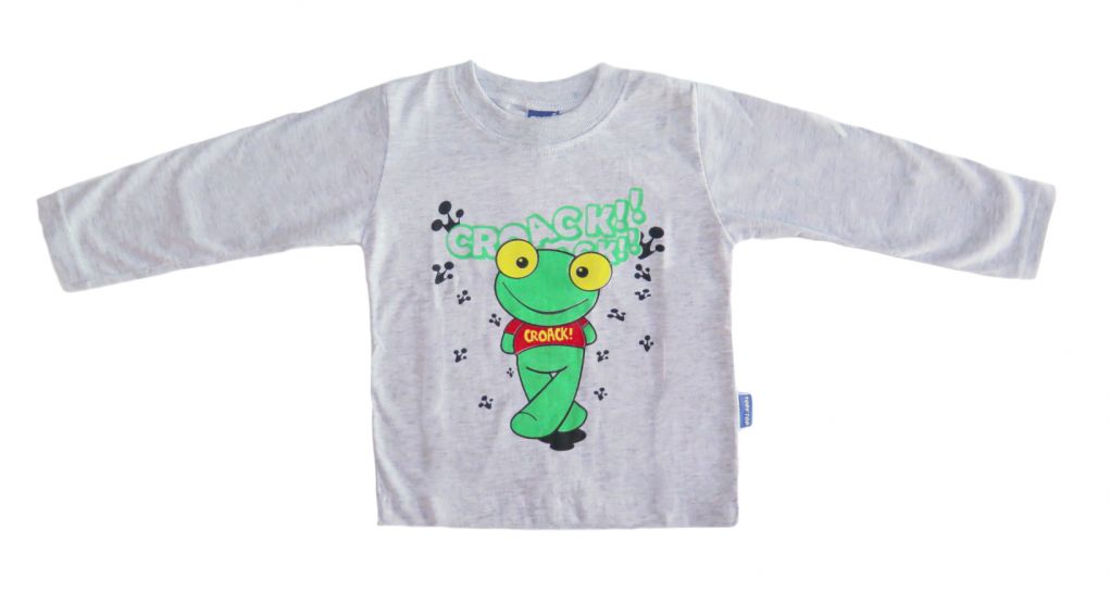 Remera Manga Larga Estampado Sapo