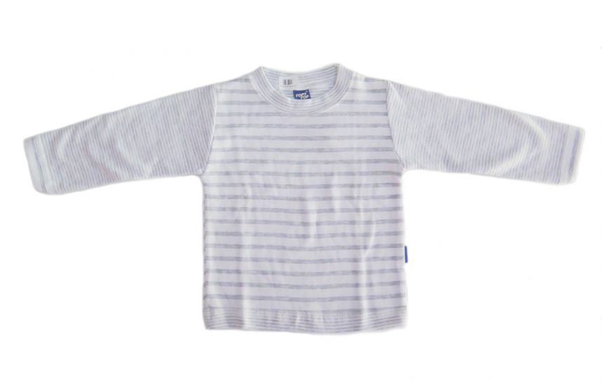 Remera Manga Larga Rayada