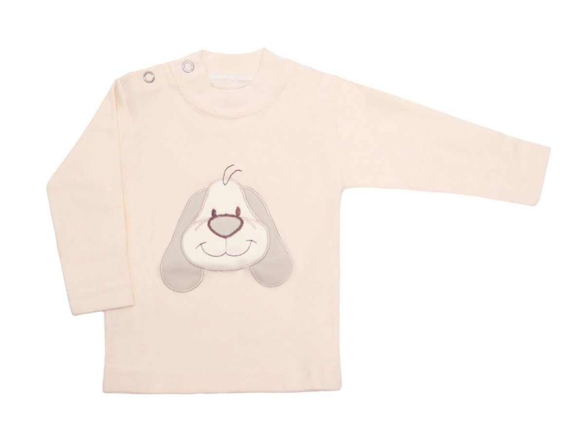 Remera Manga Larga Perro