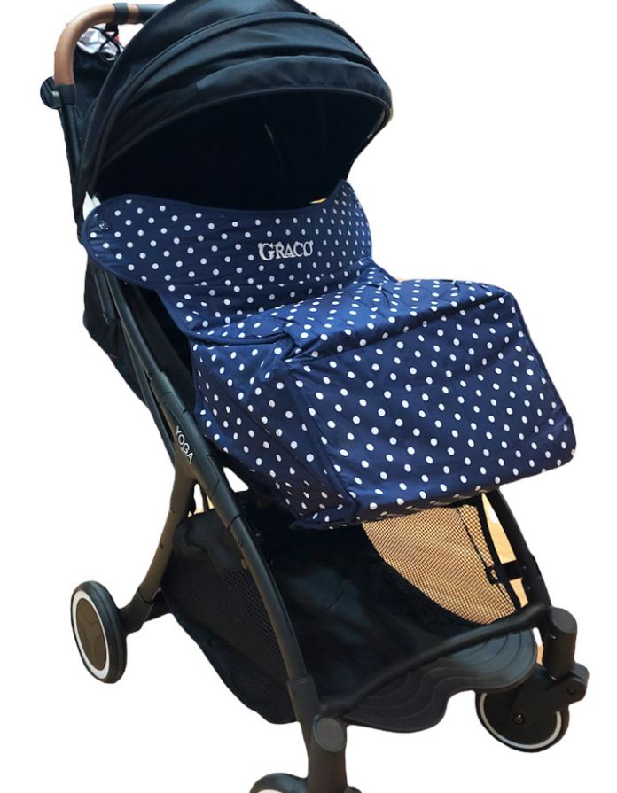 Cubrepies original universal doble capa (tela + cuerina)