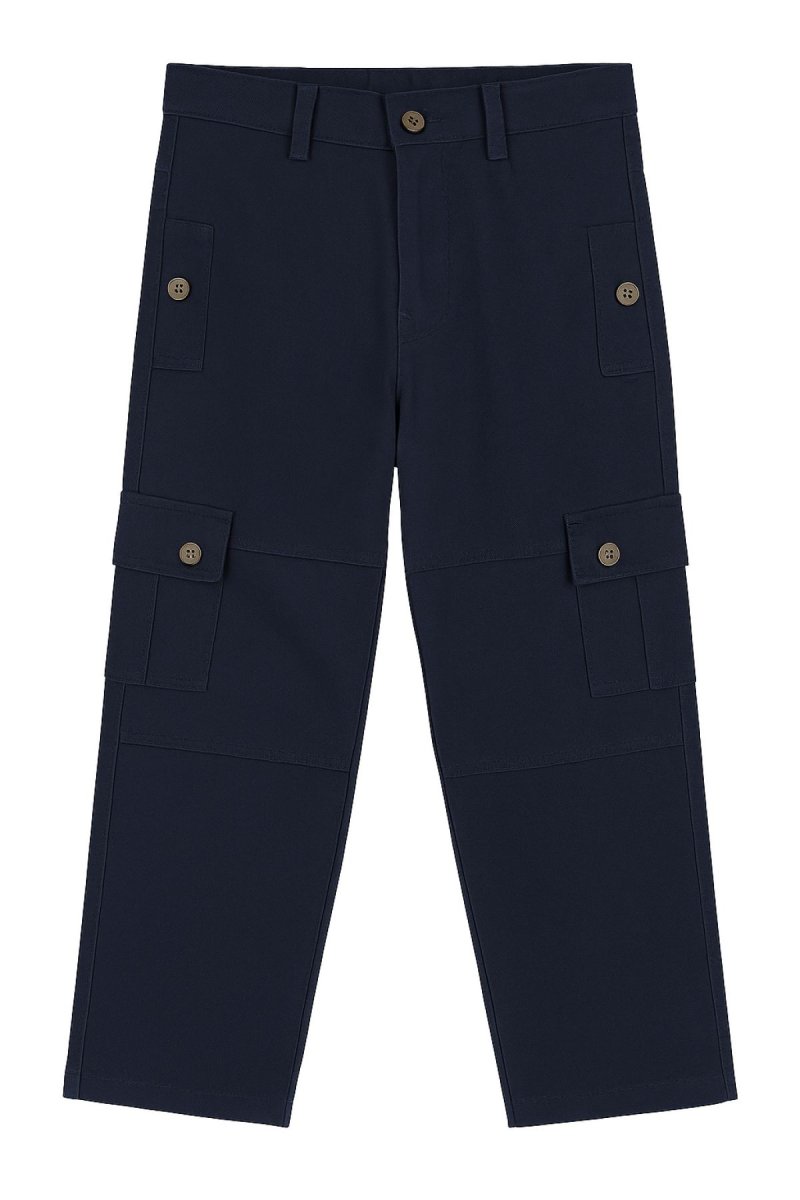 Pantalon Gabardina Cargo Recto