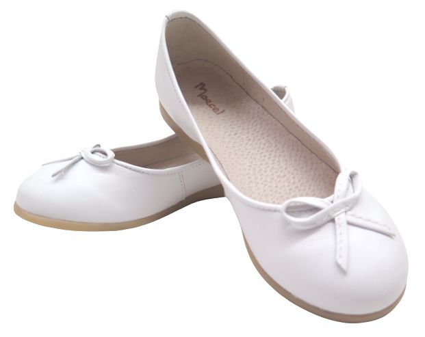 Balerina De Cuero Con Moño