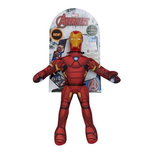 Muñeco Soft Marvel Avengers Iron Man - Cabeza De Goma