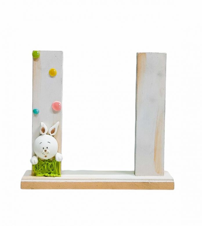 Portarretrato Con conejo Artesanal