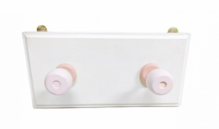 Perchero de madera para pared