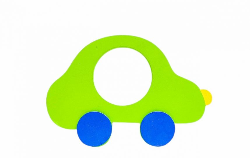 Portarretrato de madera en forma de auto