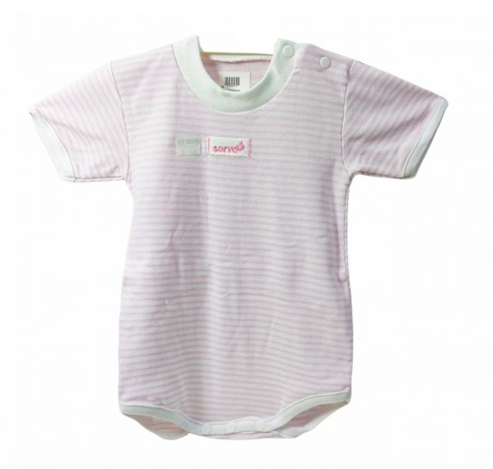 Body Rayado Manga Corta