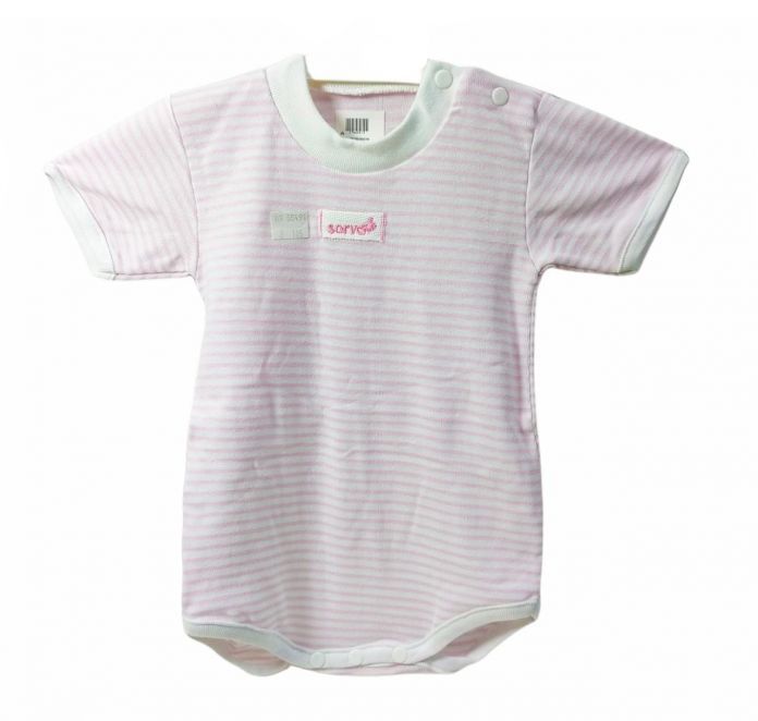 Body Rayado Manga Corta