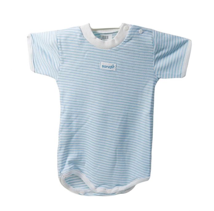 Body Rayado Manga Corta