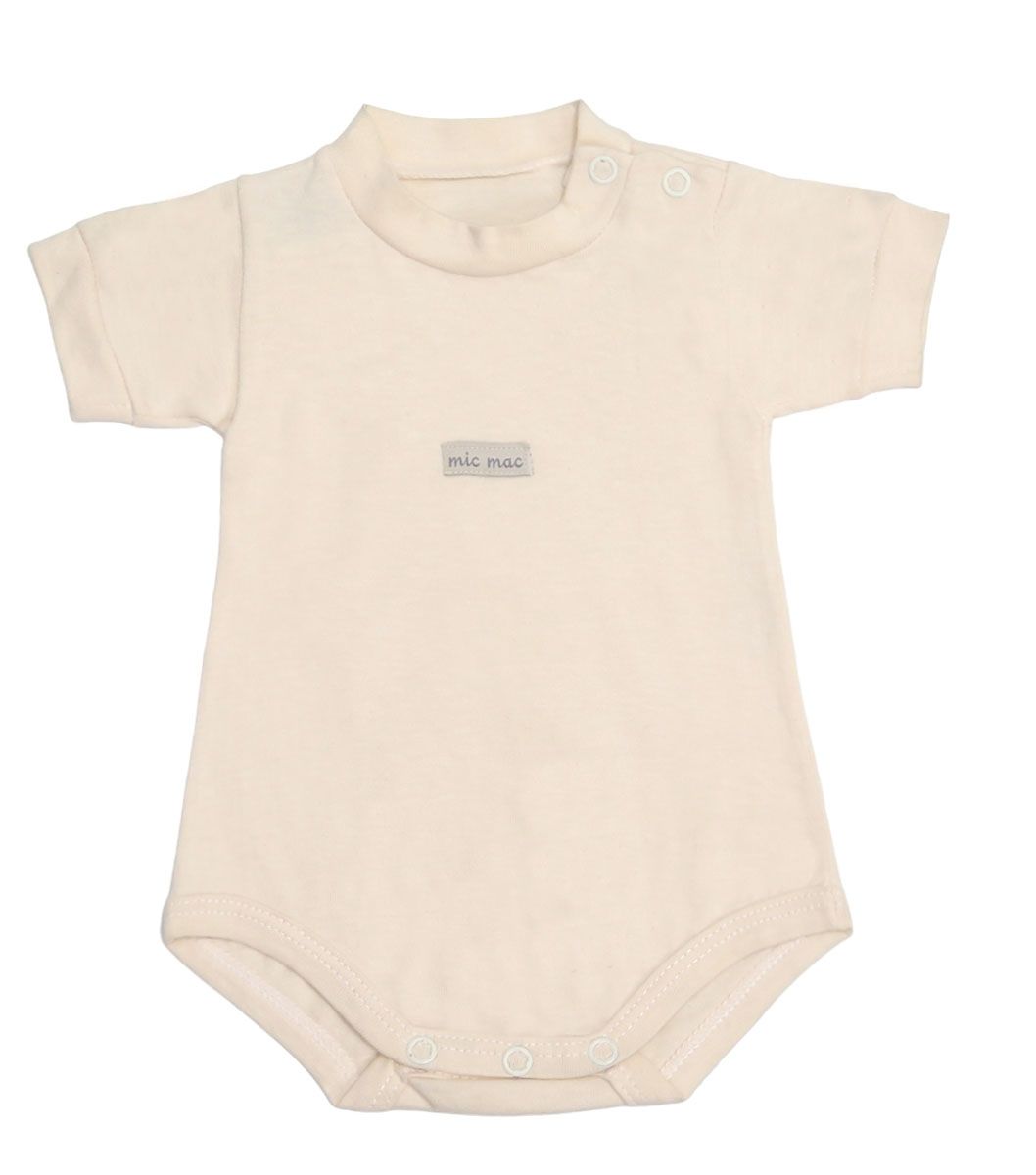 Body Algodon Manga Corta Liso