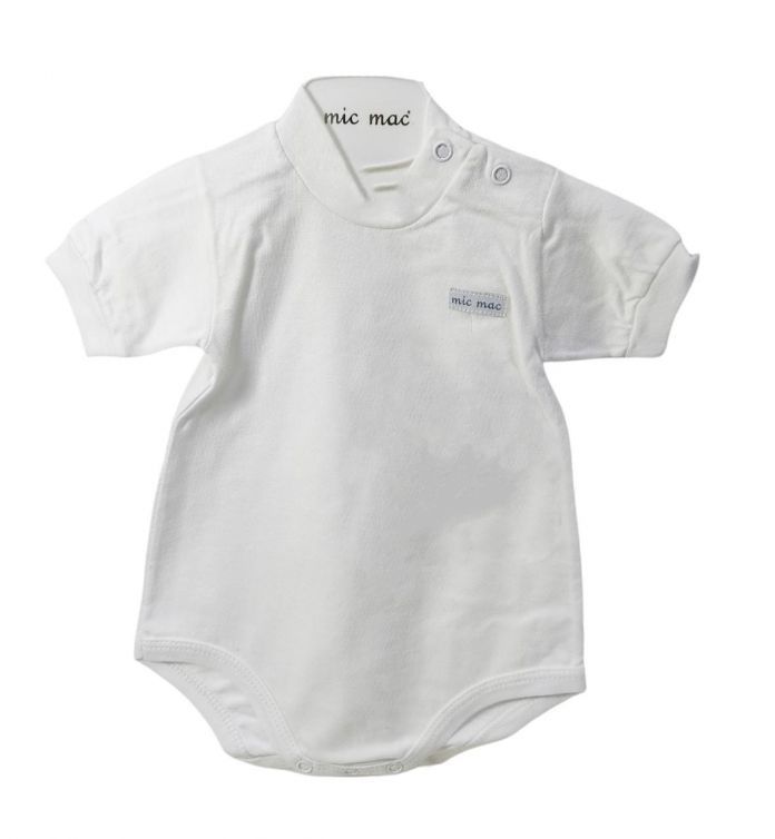 Body Algodon Manga Corta Liso
