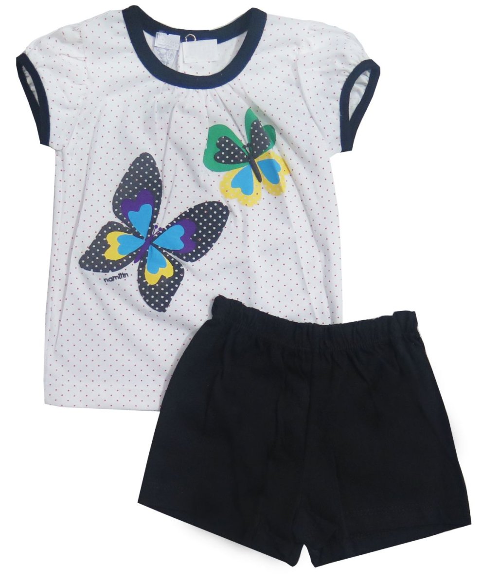 Conjunto Nena Remera M/C Short Algodon