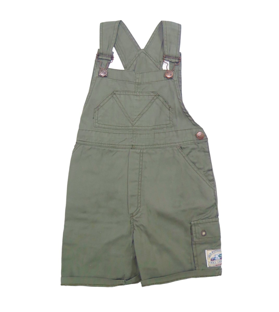 Jardinero Corto Gabardina Liso