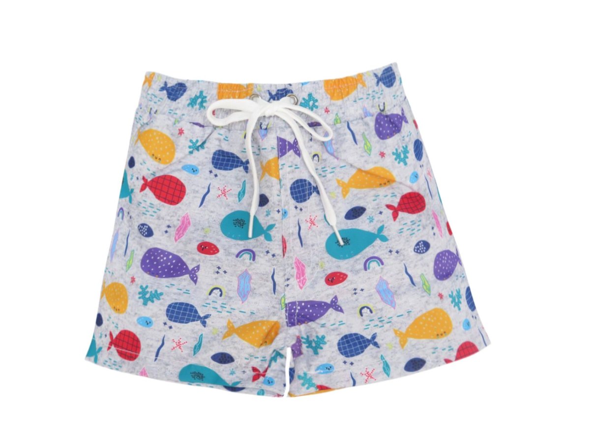 Short De Baño Estampado Ballena