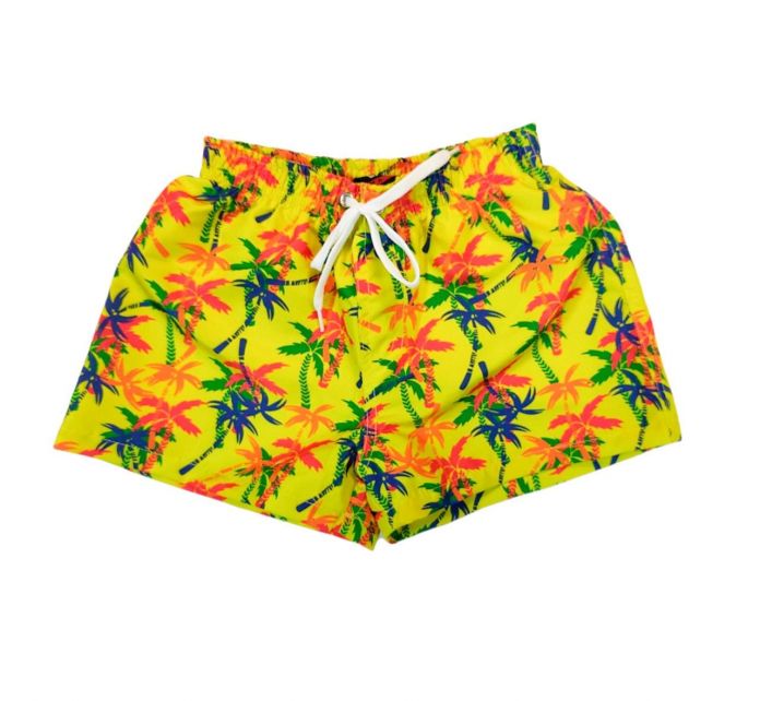 Short De Baño con Cintura Elastizada De Polistre