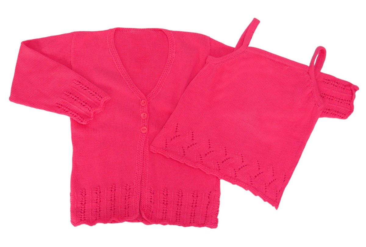 Conjunto Hilo (Saco Y Musculosa) Calado