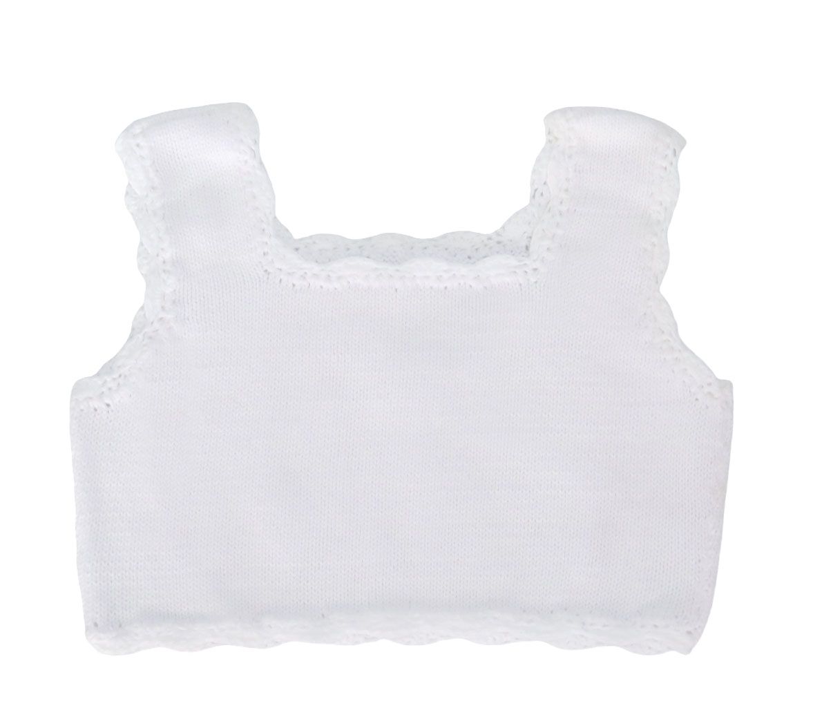 Top Hilo Terminación Al  Crochet