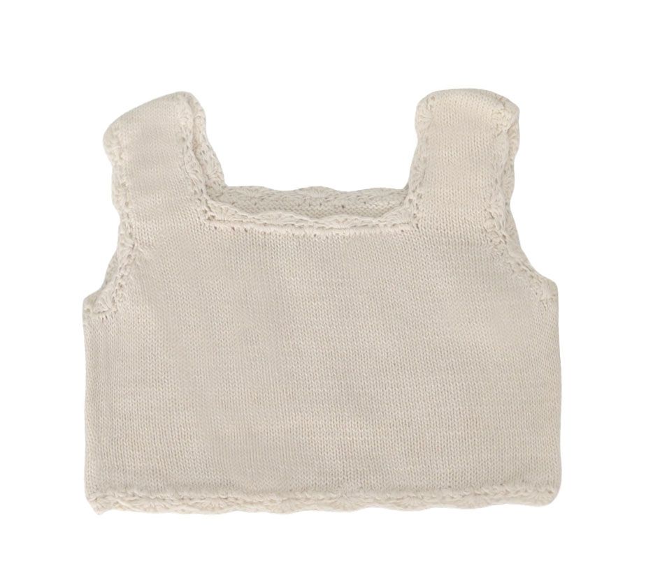 Top Hilo Terminación Al  Crochet