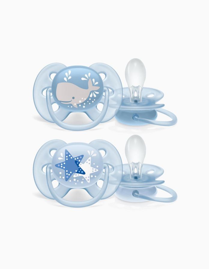 Chupete Ultra Soft Silicona 6-18 Meses BPA FREE x2
