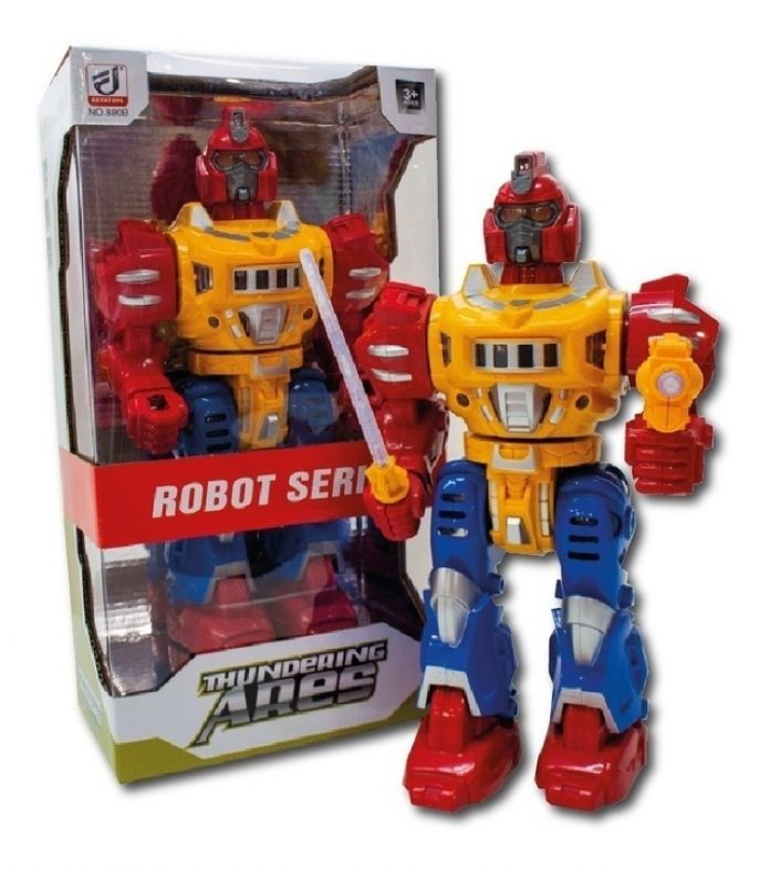 Robot Series - Thundering Ares - Luz Y Sonido - Vuelta 360