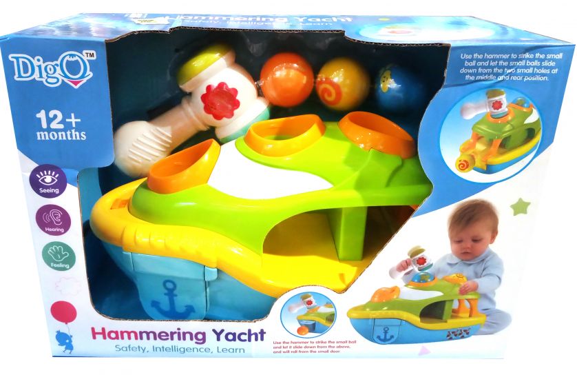 Barco Didactico Con Luz Y Sonido - Hammering Yacht