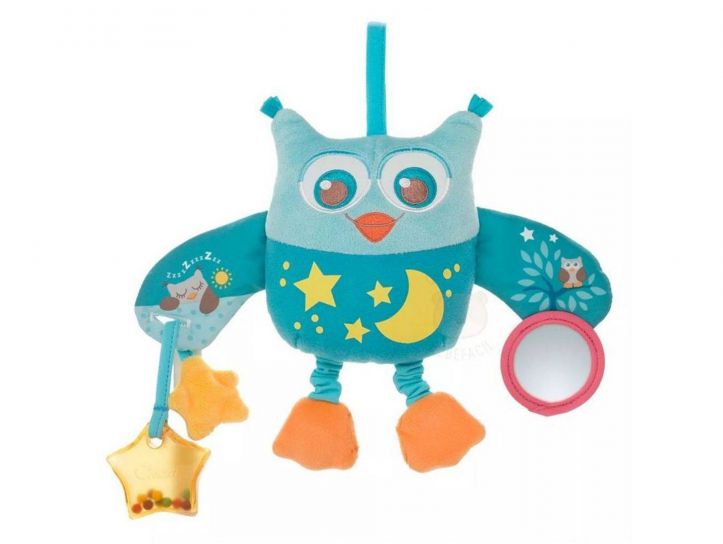 Peluche Colgante Cunero Sonajero Buho